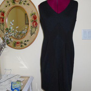 Vince Camuto 10 Bodycon Sleeveless Black Dress
